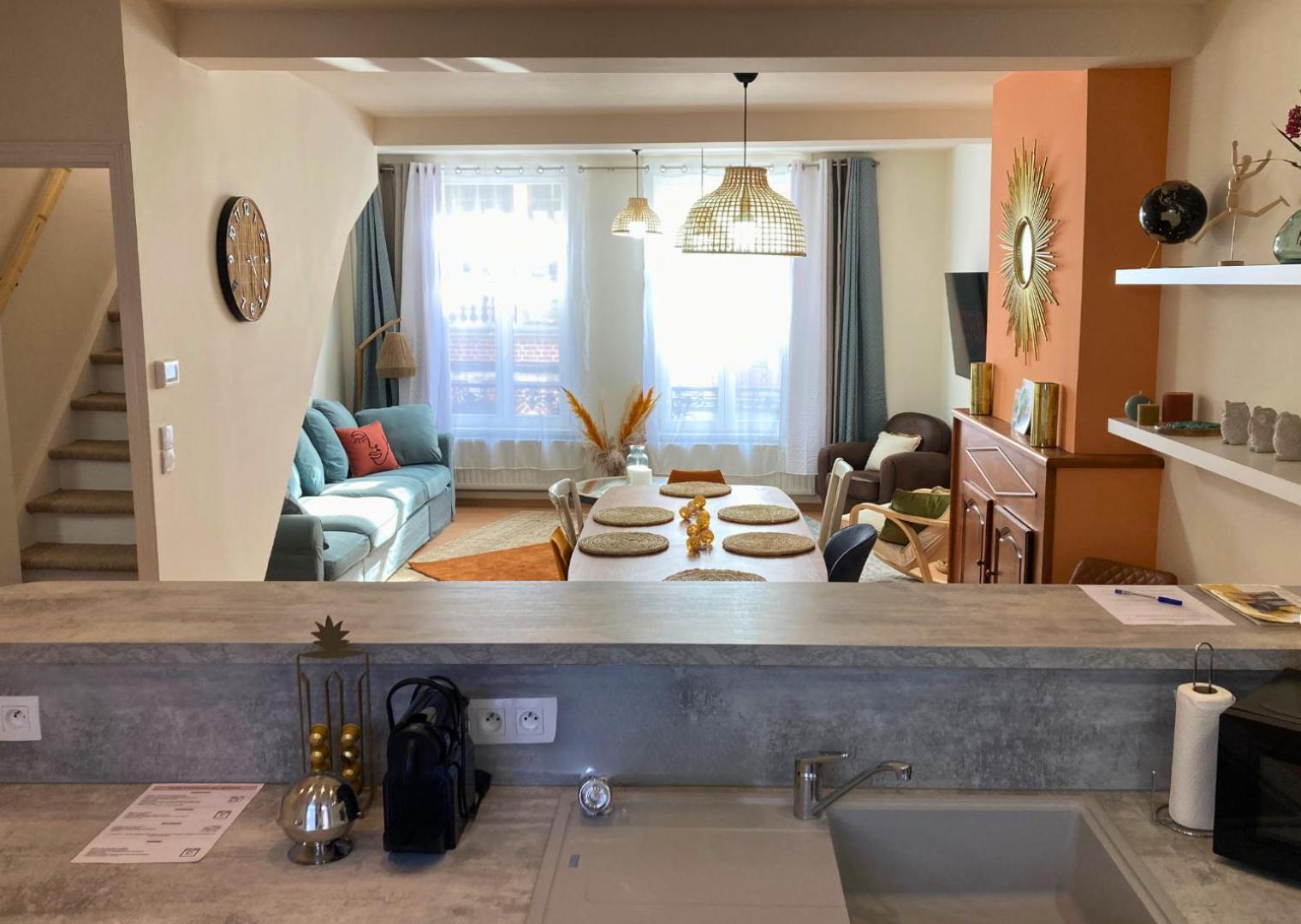 Le Bohemian Chic - 4 Chambres En Hypercentre De Saint-Omer, Ideal Pour Les Groupes Сент-Омер Екстер'єр фото